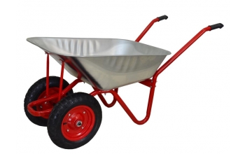 WHEELBARROWS WITH PLASTIC TRAY, METAL TRAY & SPARES