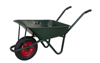 WHEELBARROWS WITH PLASTIC TRAY, METAL TRAY & SPARES